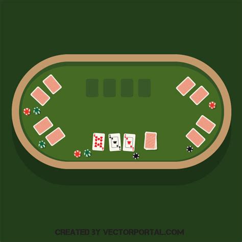 Mesa De Poker Vector Download Gratis