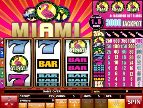 Miami Slots De Vendas