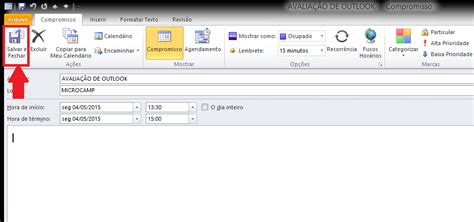 Microsoft Outlook Compromisso Slots