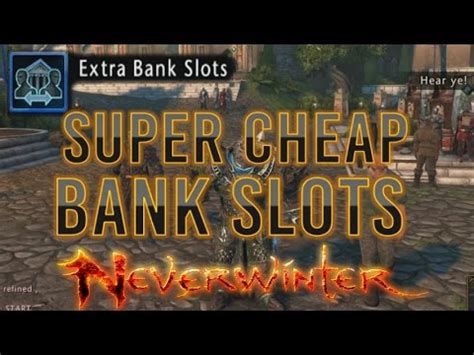 Neverwinter Compartilhada Banco De Slots