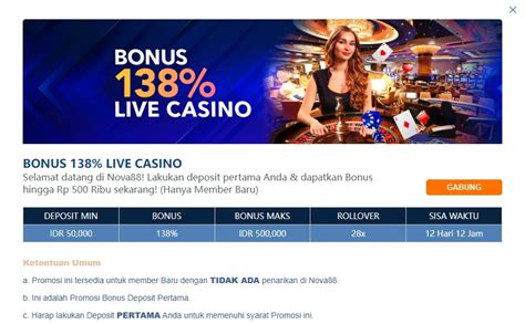 Nova88 Casino Bonus