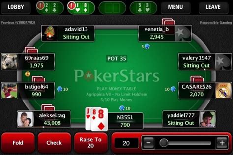 O Aplicativo Do Pokerstars Para Android