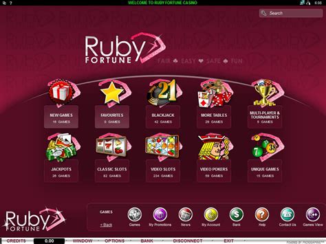 O Casino Ruby Fortune Download