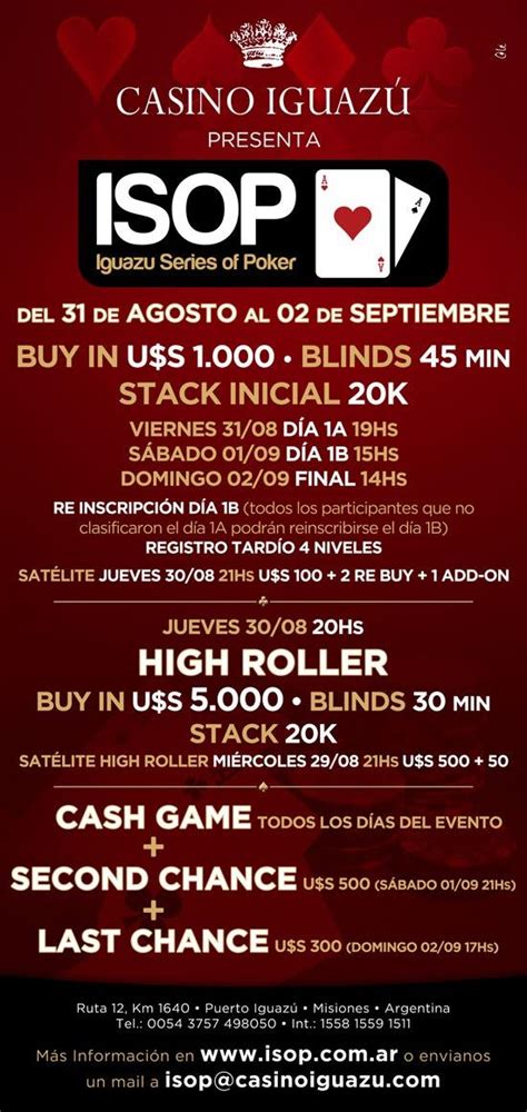 O Cassino Iguazu Poker Isop