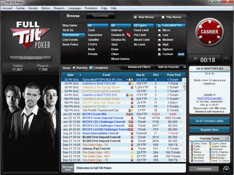 O Full Tilt Poker Freeroll Australia