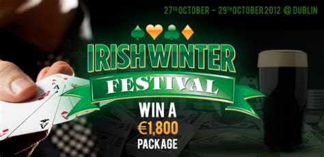 O Irish Winter Festival De Poker Do Blog