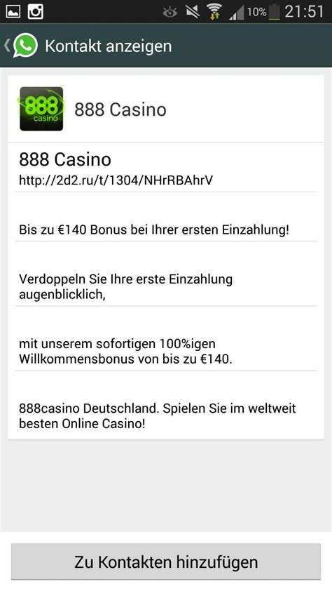 O Whatsapp Spam Casino 888