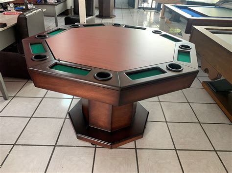 Octagon Dobravel Mesa De Poker Com Pernas