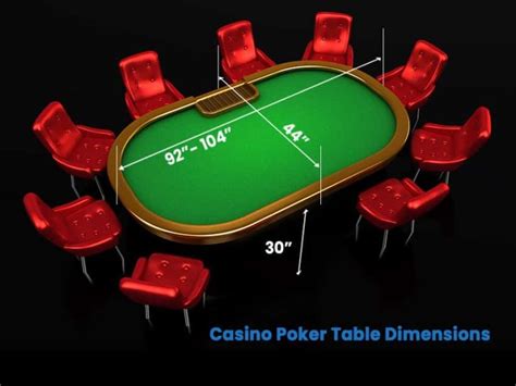 Padrao De Poker De Casino Dimensoes Da Mesa