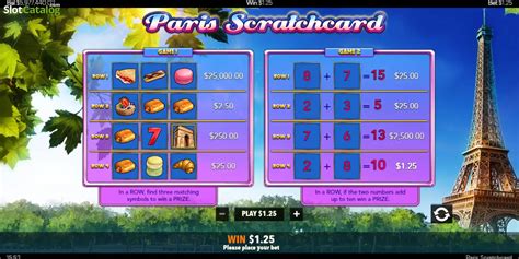 Paris Scratchcard Bodog