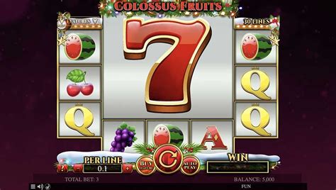Play Colossus Fruits Christmas Edition Slot