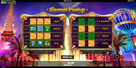 Play Emerald Fantasy Scratchcard Slot