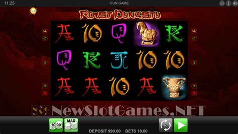 Play First Dynasty Slot