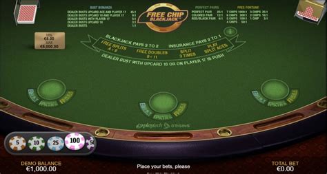 Play Free Chip Blackjack Slot