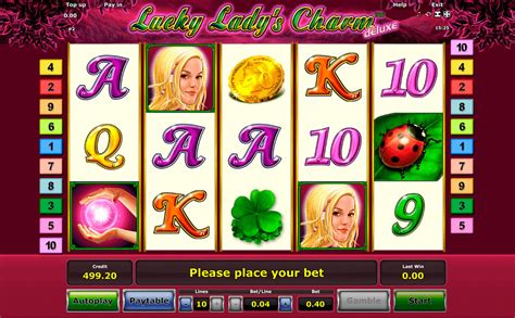 Play Lucky Lady S Charm Deluxe 10 Slot