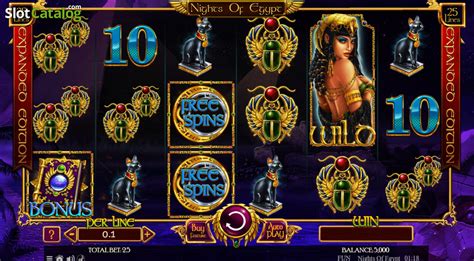 Play Nights Of Egypt Expanded Edition Slot