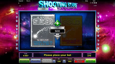 Play Shooting Stars Supernova Slot