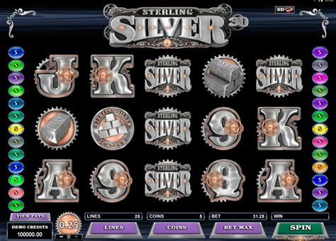 Play Sterling Silver 3d Slot