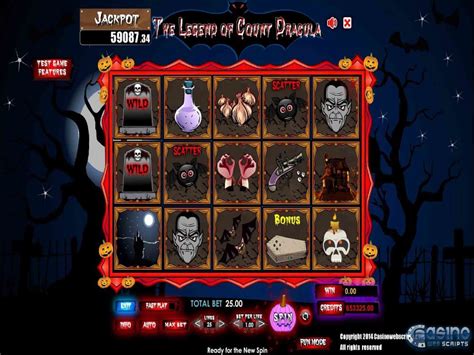 Play The Legend Of Count Dracula Slot