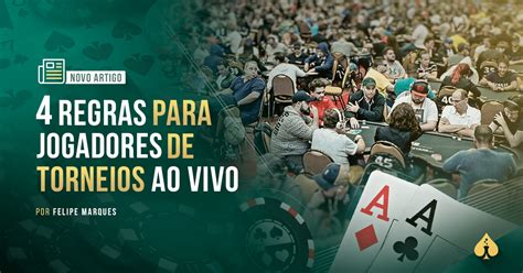 Poker Ao Vivo Dicas Torneio