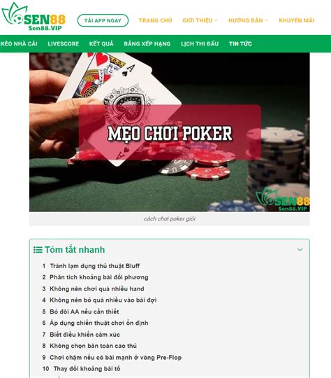 Poker Para 1 A Gioi