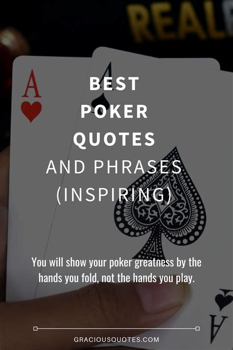 Poker Slogans