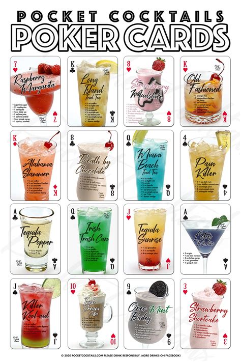 Poker Tematicos Cocktails