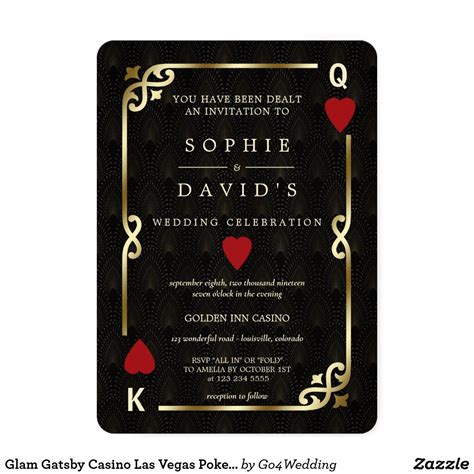Poker Tematicos Convites De Casamento
