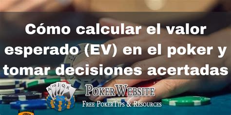 Poker Valor Esperado Formula