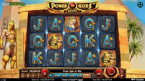 Power Of Gods Egypt Slot Gratis