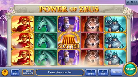 Power Of Zeus Slot Gratis