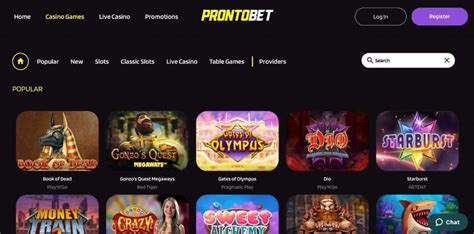 Prontobet Casino Mobile