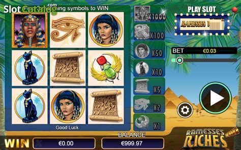 Ramesses Riches Scratch Slot Gratis