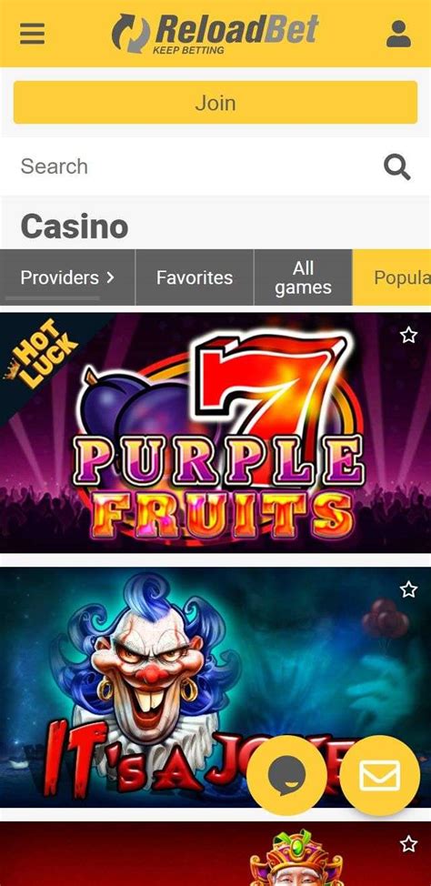 Reloadbet Casino Apk