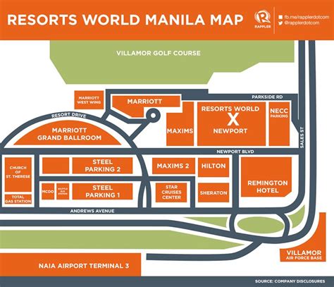 Resorts World Casino Manila Mapa