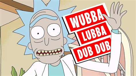 Rick And Morty Wubba Lubba Dub Bwin