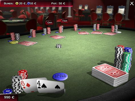 Rochas Vermelhas De Poker 3d Texas Holdem