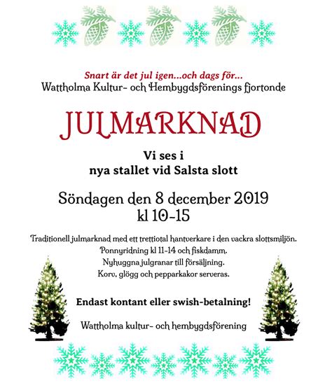 Salsta Slott Julmarknad