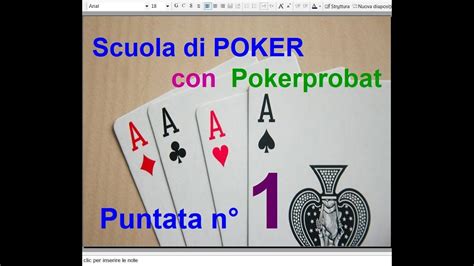 Scuola Texas Holdem