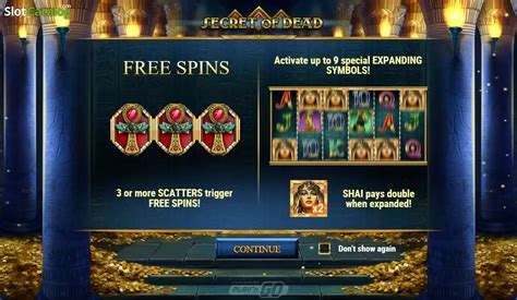 Secret Of Dead Slot Gratis