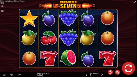 Shiny Fruity Seven Deluxe 5 Lines Betsson