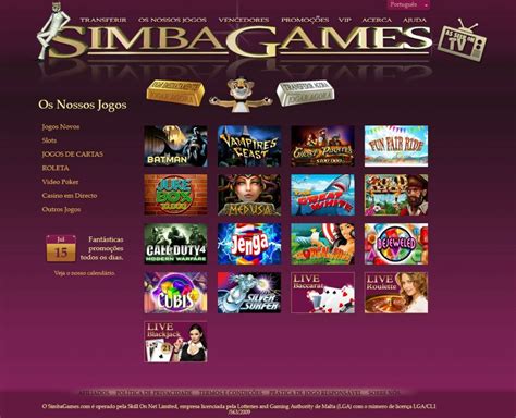 Simba Games Casino Colombia