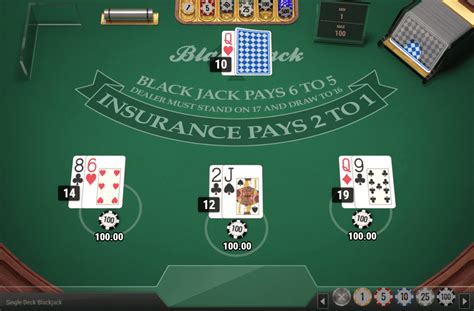 Single Deck Blackjack Mh Bet365