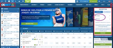 Site officiel 1xbet