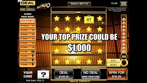 Slingo Deal Or No Deal Sportingbet