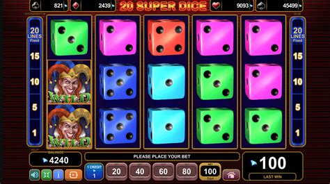 Slot 20 Super Dice