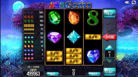 Slot 888 Gems 3x3