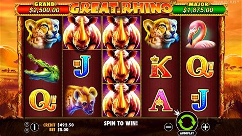 Slot De Jackpot Furia Rhino