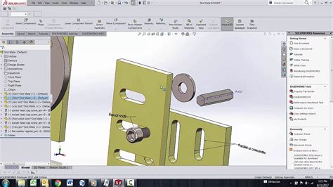 Slot Dimensao Do Solidworks