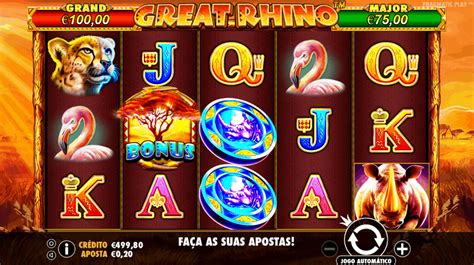 Slot Livre Rinoceronte Branco